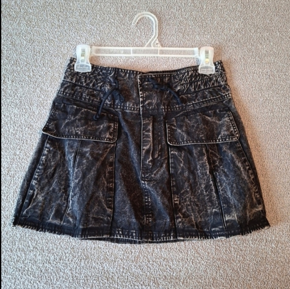 NWOT- Free People Cargo Mini Skirt